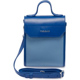 Resim Mavi Deri Kadın El Çantası - S25Y1BC80432-T5E 