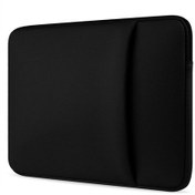 Resim Teltree 14" Laptop Koruyucu Çantası - Ultra İnce Tasarım, Köpük Dolgulu, Hızlı Zipli, Siyah Laptop Çantası 
