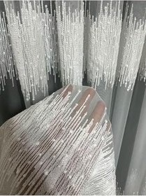 Resim Cortibo Marsilya Raporlu Tül Perde (Pilesiz), 250 x 250 