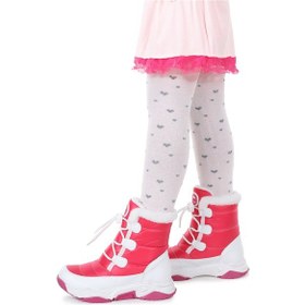 Resim Kiko Kids Alison Bağcıklı Kız Çocuk Kar Botu Fuşya - Pembe Fuşya - Pembe 