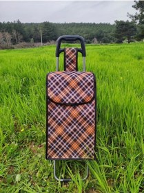 Resim Lüx Pazar Arabası Su Geçirmez Çantalı Çok Renkli 