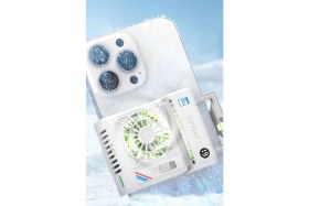 Resim F23 Dijital Göstergeli Rgb Radyatör Telefon Soğutucu Fan - Clip-On, Oyun & Canlı Yayın Için 