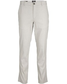Resim Jack & Jones Keten Chino Pantolon- Ollie 12235774 Wrought Iron Açık Gri 