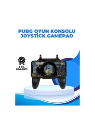 Resim Joystickli Ve Tetikleyicili Pubg Mobile Gamepad Oyun Kontrolcüsü 