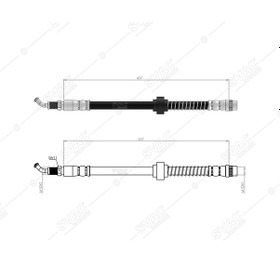 Resim SVAC 30-169 Fren Hortumu Ön Üst Movano A 99-04 Master I 