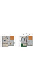 Resim Sismik Prefabrik 100 M2 Prefabrik Ev Çift Katlı 