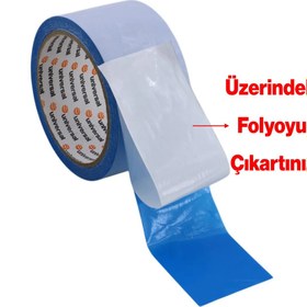 Resim NUBLADO Kilim Paspas Halı Bant 50 Mm X 10 Mt Kaydırmaz Çift Taraflı Yapışkan Toplanma Önleme Sabitleme Bandı 