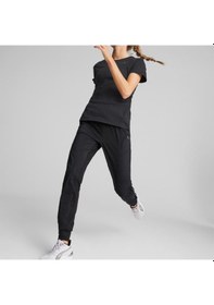 Resim Puma Run Favorite Tapered Kadın Siyah Eşofman Altı 