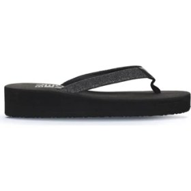 Resim Bueno Shoes Antrasit Kum Simli Kadın Parmak Arası Terlik 26WT202244 26WT202244 