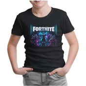 Resim Fortnite - Season X Siyah Çocuk Tshirt 