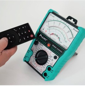 Resim Proskit Mt-2208 Korumalı Analog Multimetre Ölçü Aleti 