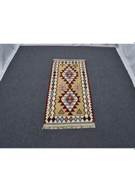 Resim Zehra Abla Halı Yeni El Dokuma Otantik Yahyalı Yün Kilim 6341 