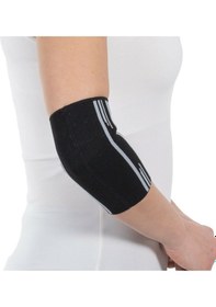 Resim Sportif Elastik Örme Dirseklik Siyah 