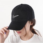 Resim Nike Basic Essential Swoosh H86 Cap Unisex Şapka Siyah V4 