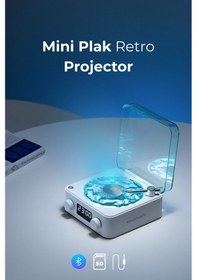 Resim Wodimark Bluetooth Retro Pikap Görünümlü Işıklı Müzik Çalar 