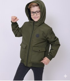 Resim PIQUE ÇOCUK MONT Kapüşonlu Erkek Çocuk Mont 