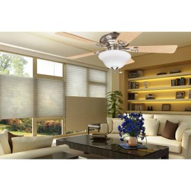 Resim Hunter Seville Fırçalanmış Nikel - 112 Cm. Aydınlatmalı Tavan Vantilatörü 