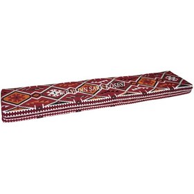 Resim Erbasonline Mnd308-402 Şark Köşesi Bordo Halı Desenli Minder 140X40X10 Cm 