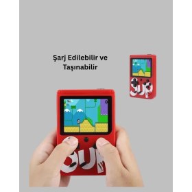 Resim Motto Ticaret 400 Oyunlu Taşınabilir Retro El Konsolu 