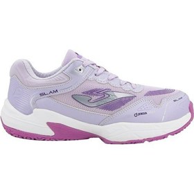Resim Joma Slam Kız Çocuk Lila Toprak & Sert Kort Tenis & Padel Ayakkabısı Jslams2519om Lila 