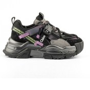 Resim Sıyah Sneaker Günlük Kadın 23k318-1 Sy Guja Siyah 