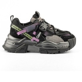 Resim Sıyah Sneaker Günlük Kadın 23k318-1 Sy Guja Siyah 