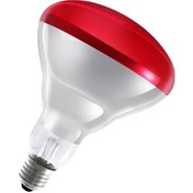 Resim Osram Ledvance Osram Infrared Ampül 250w E27 Kırmızı 1200k Kırmızı Infrared Ampul Isıtıcılı Lamba E27 