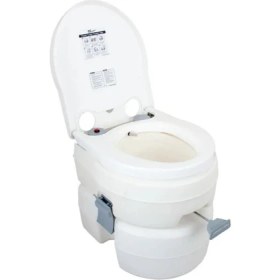 Resim Karavan Kampüs Portatif Tuvalet Taharet Musluklu 