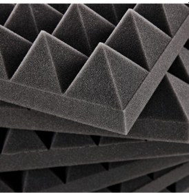 Resim Türkeli Ses Yalıtm Akustik Piramit Süngeri 40 MM 50 x 50 CM Bantlı 