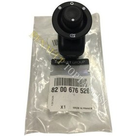 Resim Renault Captur - Ayna Ayar Düğmesi Katlanır Tip Joistik - Düğmesi - 8200676529 - 8200214921 - Mais 