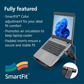 Resim Easy Riser, Ergonomik Laptop Soğutma Standı (12"-17" Bilgisayarlar Için), Secure Fit ve Fit Sistemi, 