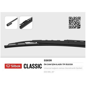 Resim Sılbak Ss65r Sılecek Supurgesı 650mm Ruzgarlıklı Unıversal 