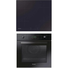 Resim Hoover Canddy Elektrikli Turbolu 2'li Siyah Cam Ankastre Set 