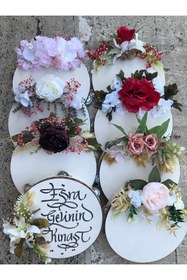 Resim Bontex Kırmızı Güllü Gelin Tefi – Kına Eğlence Aksesuarı 