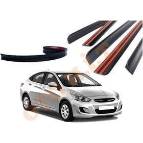 Resim Hyundai Accent Blue Uyumlu Bagaj Üstü Spoiler Mat Siyah 