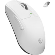 Resim Rampage Zenith Pro 4K BT+Wired+2.4G PAW3395 Nordic 52833 MCU Gaming Oyuncu Mouse Beyaz 