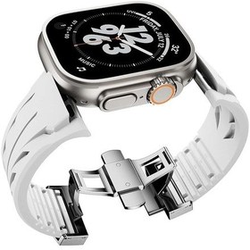 Resim Apple Uyumlu Watch Ultra / Watch Ultra 2 49mm Yüksek Kalite Tpu Silikon Kordon Kayış 