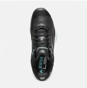 Resim Joma TELCS2601C Electric Toprak Kort Erkek Tenis Ayakkabısı - Siyah/Mavi 
