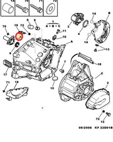 Resim PEUGEOT 206 (2002-2012) 1,4 HDI PRİZDİREK KEÇESİ (İTHAL) 