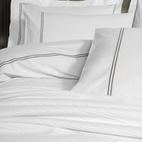 Resim Cotton Box Classic Çeyizlik Çift Kişilik Pikeli Nevresim Takımı Mehveş Beyaz 