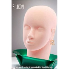 Resim Skygo ModaCar Kirpik Makyaj Eğitim Kafası Silikon 