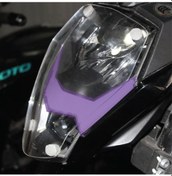 Resim Cf Moto Nk250 2018-2024 Ön Far Led Üstü Yarı Şeffaf Etiket Modeli Mor 