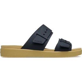 Resim Crocs Brooklyn Tokalı Alçak Sandalet Siyah 