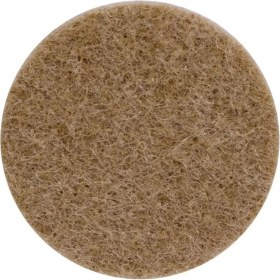 Resim Glaswen Yapışkanlı Yuvarlak Keçe Masa Sandalye Parke Zemin Ayak Koruyucu Kaydırmaz 20 mm Keçesi (50'li Paket) 