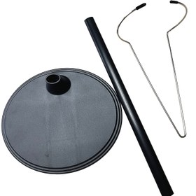 Resim Metal Kancalı ve Çubuklu Siyah Plastik Bebek Standı - Moda Bebekleri, Tığ İşi Oyuncaklar ve Koleksiyonluklar için Sağlam Gösterim Tutucu, Tığ İşi Oyuncak Tutucu | Fonksiyonel Ekran | Plastik Yapı 