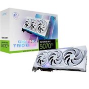 Resim MSI VGA GEFORCE RTX 5070 TI 16G GAMING TRIO OC WHITE RTX5070TI 16GB GDRR7 256 B DX12 PCIE 5.0 X16 (3XDP 1XHDMI) 