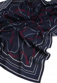 Resim Tommy Hilfiger Kadın Desenli Dokuma Kumaş Lacivert1 Plaj Elbisesi 