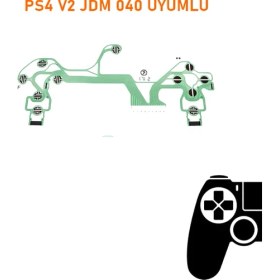 Resim Şiar Ps4 V2 Jds Jdm 040 Kollar Ile Uyumlu Iç Film Flex 