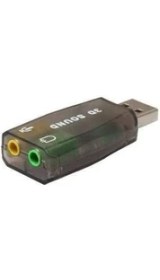 Resim 4504 5+1 Harici USB Ses Kartı 3.5mm Kulaklık Mikrofon Çevirici Dönüştürücü 