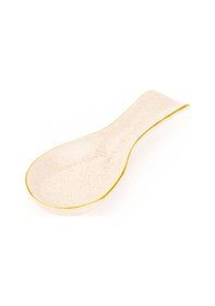 Resim Seramik Kaşık Altlığı - Krem - 25,5 Cm 